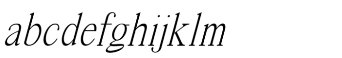 Foncy Italic Font LOWERCASE