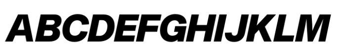 Fonetika Black Italic Font