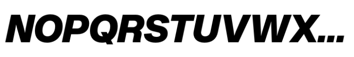 Fonetika Black Italic Font UPPERCASE