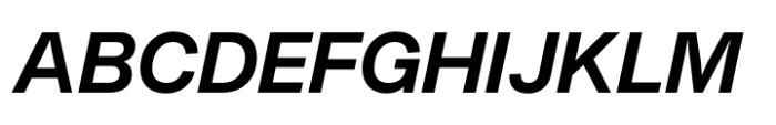 Fonetika Bold Italic Font