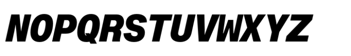 Fonetika Mono Black Italic Font UPPERCASE