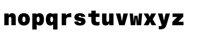 Fonetika Mono Black Font LOWERCASE