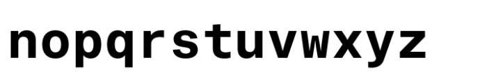 Fonetika Mono Bold Font LOWERCASE