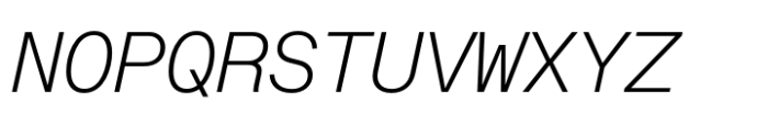 Fonetika Mono Extra Light Italic Font UPPERCASE