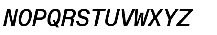 Fonetika Mono Medium Italic Font UPPERCASE