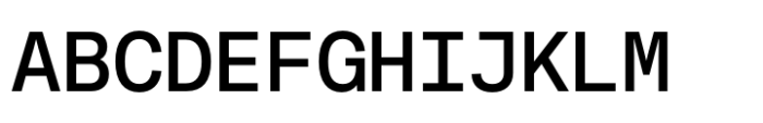 Fonetika Mono Medium Font UPPERCASE
