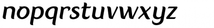 Fonia Italic Font LOWERCASE