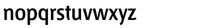 Fontana ND Condensed Semibold Font LOWERCASE