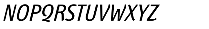 Fontana ND Regular Italic Font UPPERCASE