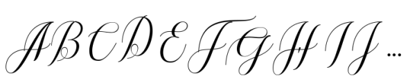 Fontanely Regular Font UPPERCASE