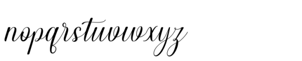 Fontanely Regular Font LOWERCASE