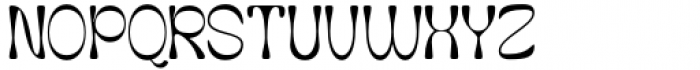 Fontanio Thin Font UPPERCASE