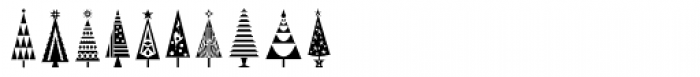 Fontazia Christmas Tree Font OTHER CHARS