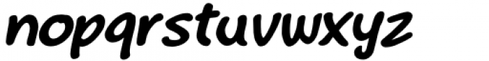 Fonteys Pro Bold Italic Font LOWERCASE