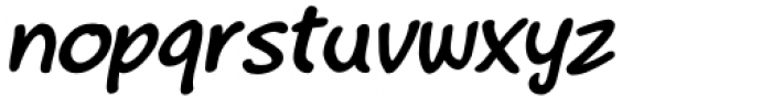 Fonteys Pro Medium Italic Font LOWERCASE