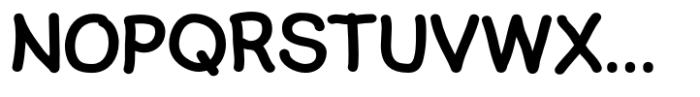Fontoddler Medium Font UPPERCASE