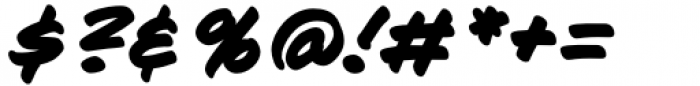 Fontropolis Bold Italic Font OTHER CHARS