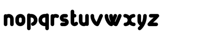 FonzzyBoy Black Font LOWERCASE