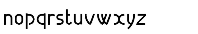 FonzzyBoy Flat Regular Font LOWERCASE