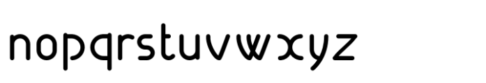 FonzzyBoy Regular Font LOWERCASE
