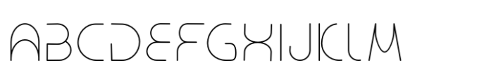 FonzzyBoy Thin Font UPPERCASE