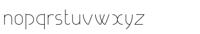 FonzzyBoy Thin Font LOWERCASE