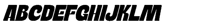 Food Brand Italic Font UPPERCASE