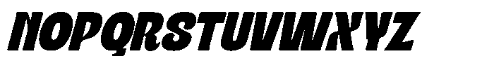 Food Brand Italic Font UPPERCASE