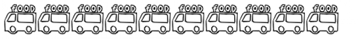 Food Truck Doodles Font OTHER CHARS