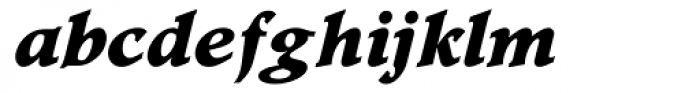 Footlight MT ExtraBold Italic Font LOWERCASE