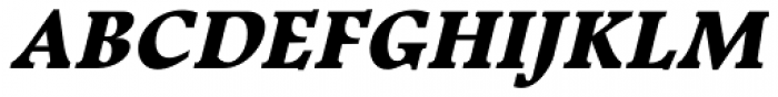 Footlight Std ExtraBold Italic Font UPPERCASE