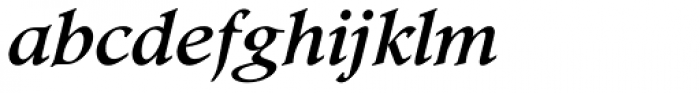 Footlight Std Italic Font LOWERCASE