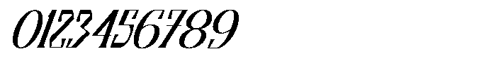 Foramte Bold Oblique Font OTHER CHARS