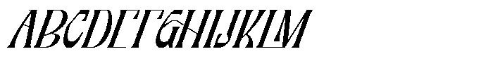 Foramte Bold Oblique Font UPPERCASE