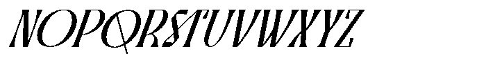 Foramte Bold Oblique Font UPPERCASE