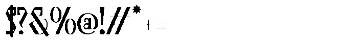 Foramte Bold Font OTHER CHARS