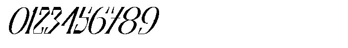 Foramte Oblique Font OTHER CHARS