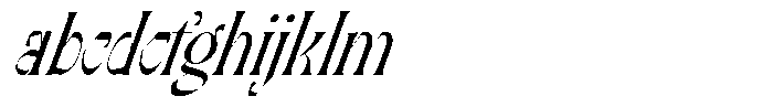 Foramte Oblique FONT