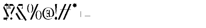 Foramte Regular Font OTHER CHARS