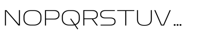 Fordek Extra Light Font UPPERCASE