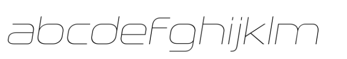 Fordek Thin Italic FONT
