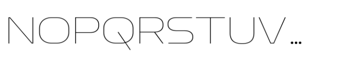 Fordek Thin Font UPPERCASE