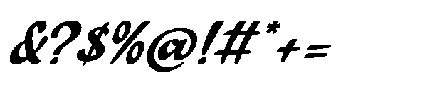 Fordive Font OTHER CHARS