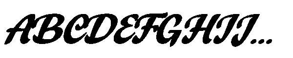 Fordive Font UPPERCASE