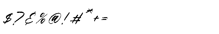 Fordsmith Italic Font OTHER CHARS