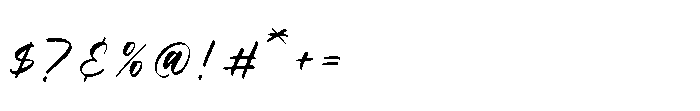 Fordsmith Regular Font OTHER CHARS