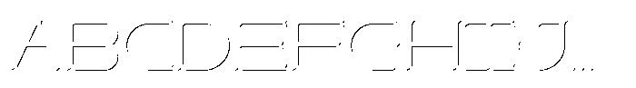 Fore Fish Shadow FX Font UPPERCASE