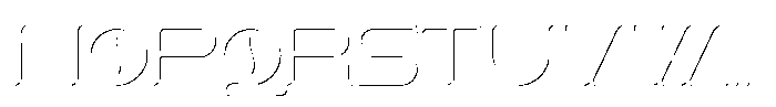 Fore Fish Shadow FX Font UPPERCASE