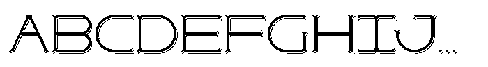 Fore Fish Shadow Font UPPERCASE