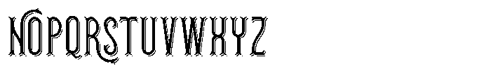 Fore Fish Shadow Font LOWERCASE